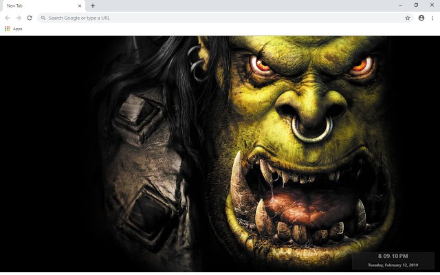 WarCraft III New Tab & Wallpapers Collection