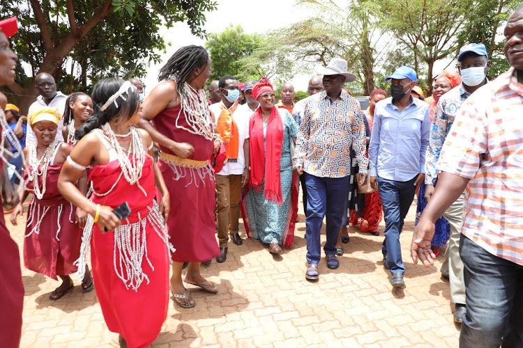 Raila campaigns in Taita Taveta.