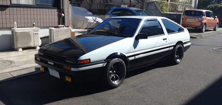 スプリンタートレノのリセッティング〜🎵・SUZUKIラパンです・事故渋滞すごかったに関するカスタム事例の投稿画像1枚目