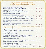 Udupi Shanthi Sagar menu 4