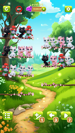 Screenshot Fluffy Cat: Sort Puzzle Game