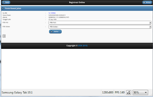   KSH Pendaftaran Online- screenshot thumbnail   