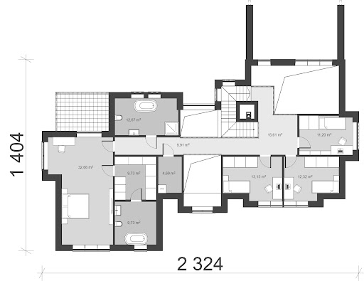 UA287 - Rzut poddasza