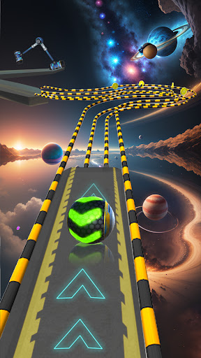 Screenshot Space Rolling Balls Race