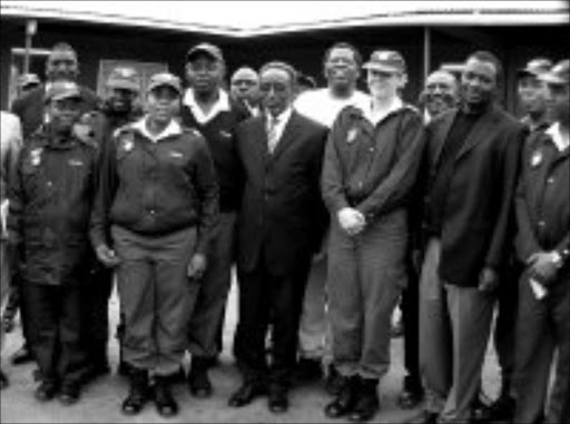 DRIVE: MEC Ratshivhanda Ndou, middle, and Prince Mpapatla Modjadji, second from right. Pic. Alex Matlala. © Sowetan.