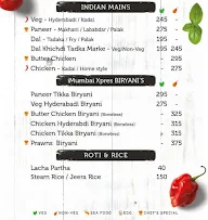 Imumbai Xpres menu 3