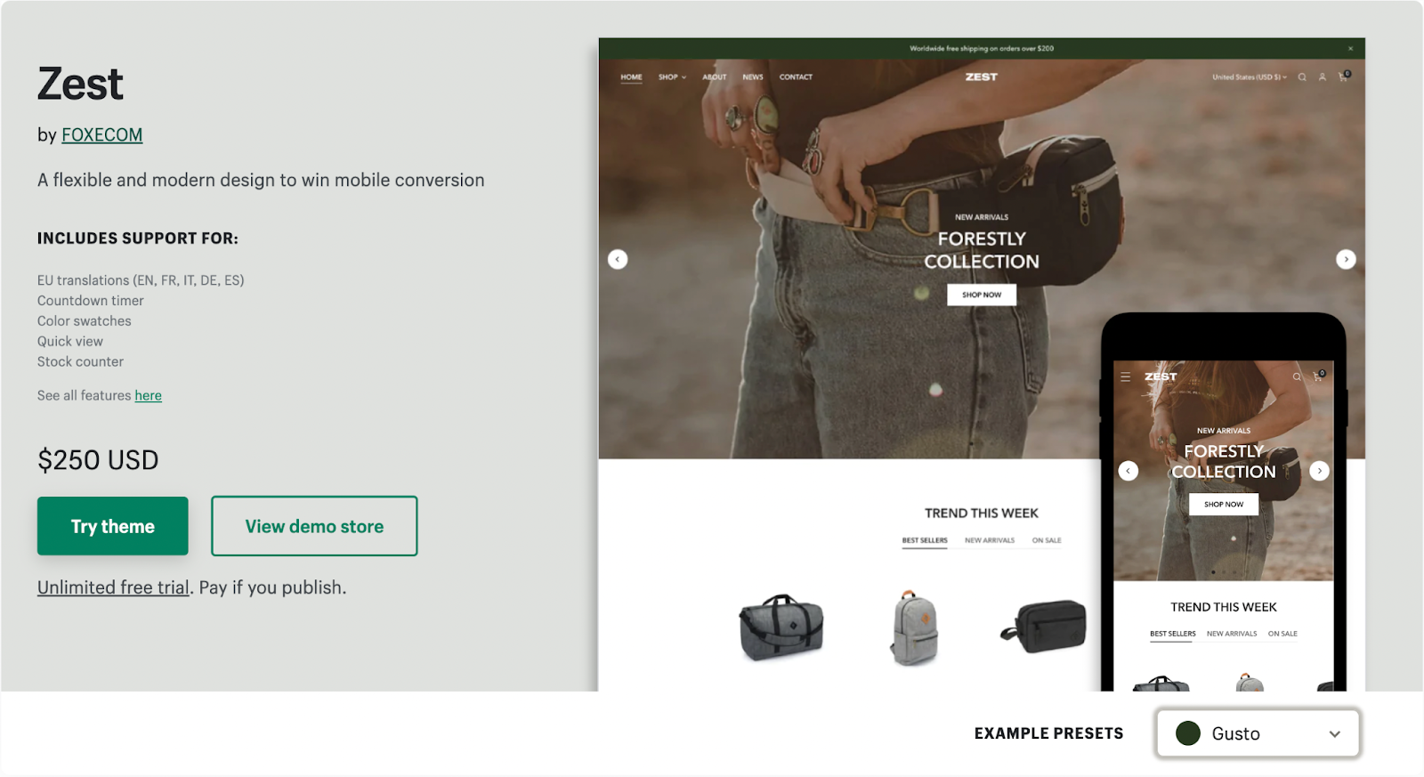 premium shopify themes