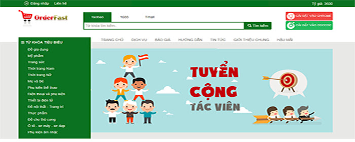 CÔNG CỤ ĐẶT HÀNG NHANH TAO BAO, TRUNG QUỐC marquee promo image