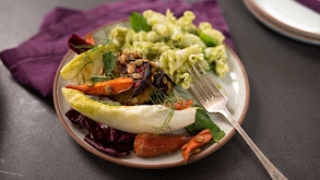 Broccoli Pesto Pasta and Roasted Vegetable Salad thumbnail