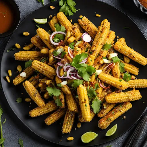 Golden Fried Baby Corn