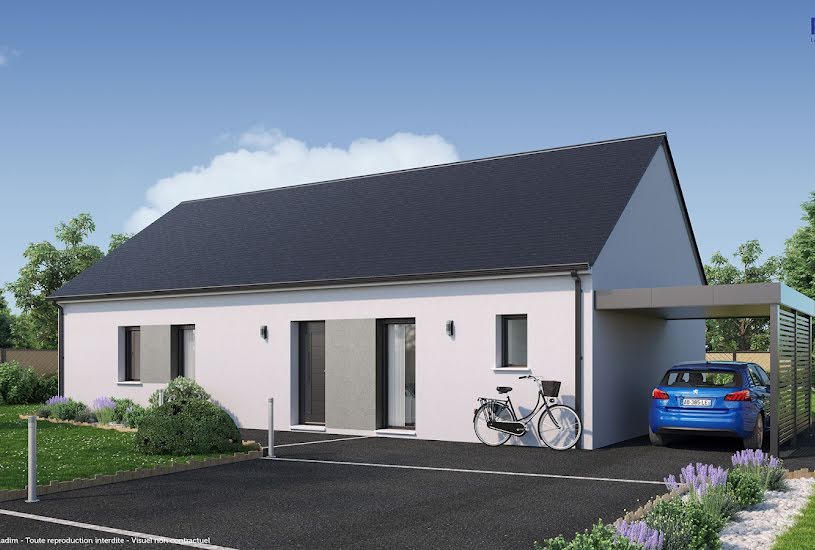  Vente Terrain + Maison - Terrain : 514m² - Maison : 100m² à Tauxigny (37310) 