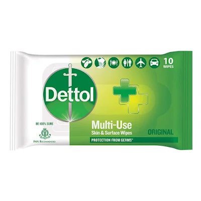 Dettol Multi Use Wipes 10s