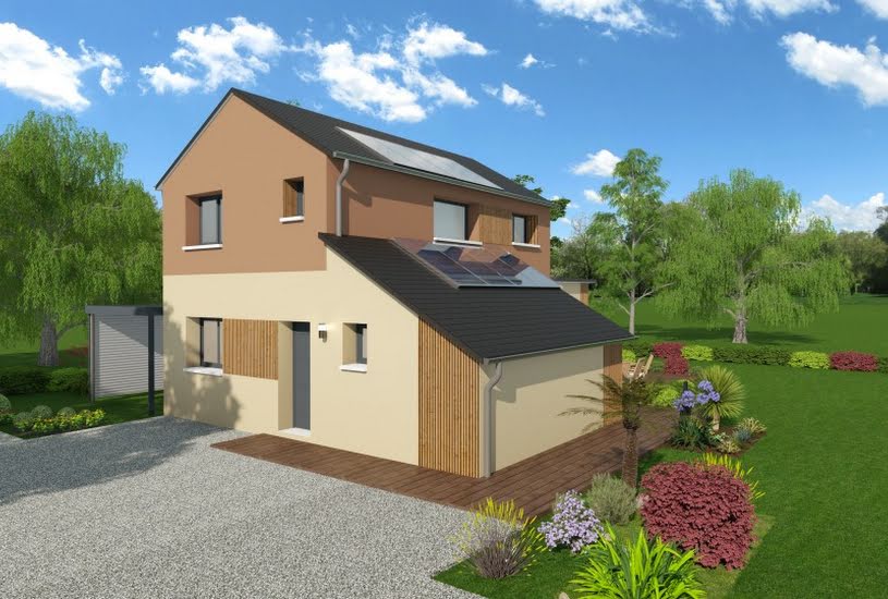  Vente Terrain + Maison - Terrain : 312m² - Maison : 110m² à Saint-Domineuc (35190) 