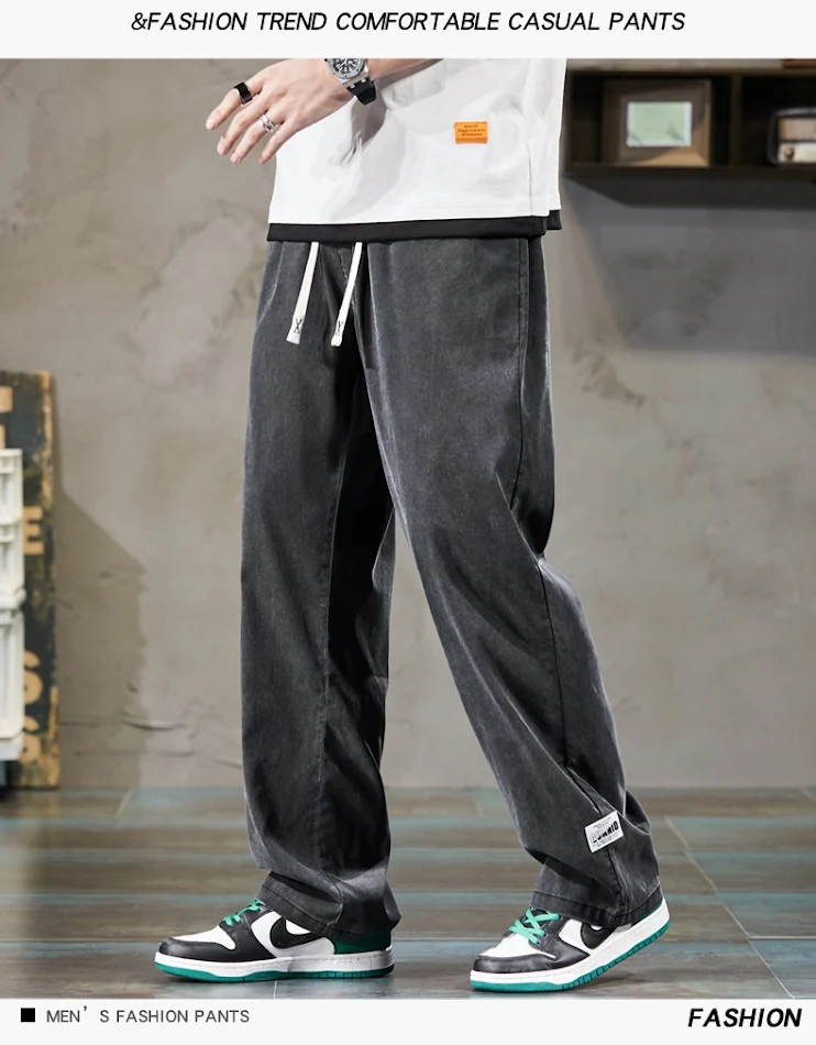 Pantalon Large Brand High Street Pantalon de Sport Décontracté Confort et Style pour Femme Idéal pour le Sport et le Quotidien Coupe Ample et Tendance