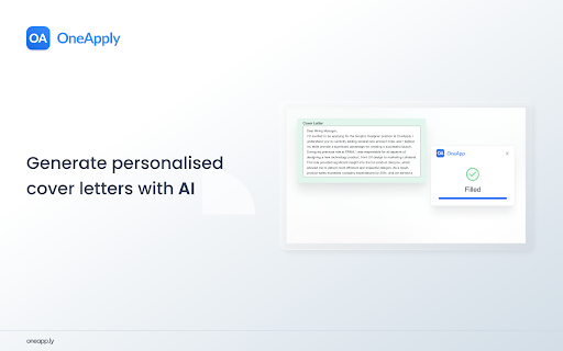 OneApply - Autofill job applications