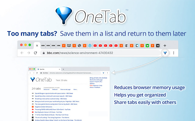 OneTab Plus:Tab Manage & Productivity