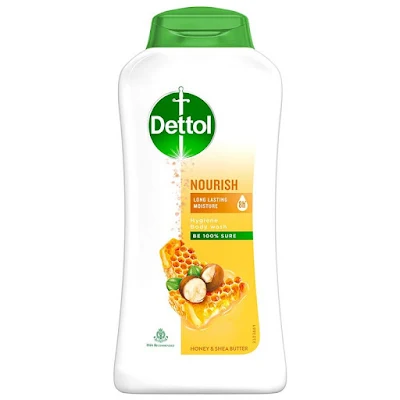 Dettol Nourish Body Wash, Honey & Shea Butter - 250 ml