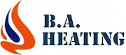 B A HEATING Logo