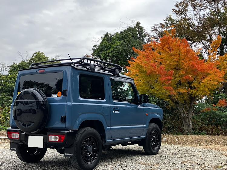 ジムニーの2度目の納車・全塗装・SUZUKI・カスタム・ブルーに関するカスタム事例の投稿画像1枚目