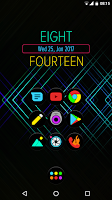 Neon Glow C - Icon Pack Screenshot