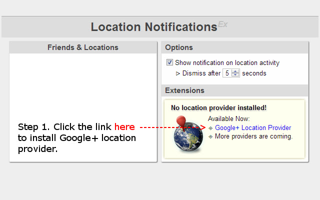 Location Notifications (Ex)