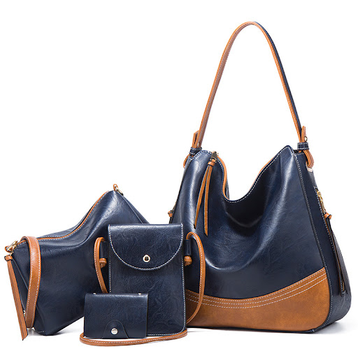 Title 5, Large Capacity Four Piece One Shoulder Diagonal...