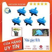 Đầu Tưới Nhỏ Giọt Bù Áp 8L/H Combo 100 Đầu