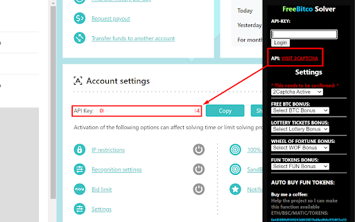 FreeBitco Auto Claim With or Without Captcha