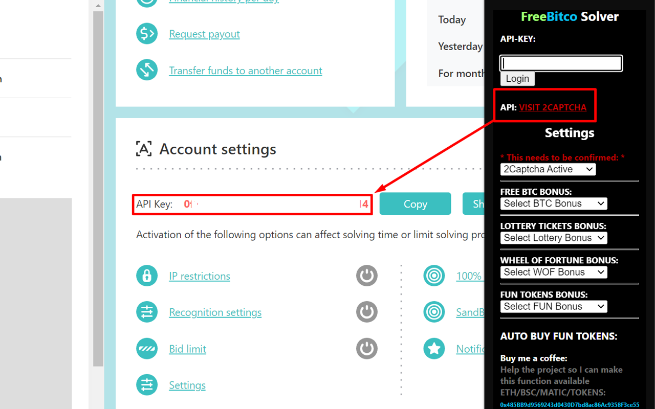 FreeBitco Auto Claim With or Without Captcha Preview image 2