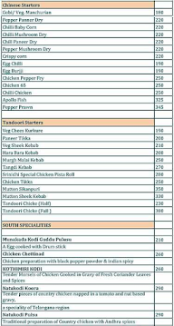 Srinidhi Restuarant menu 3