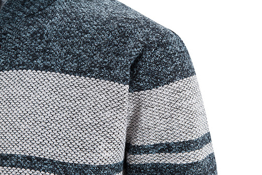 Title 7, New Mens Versatile Casual V-neck Color Matchin...
