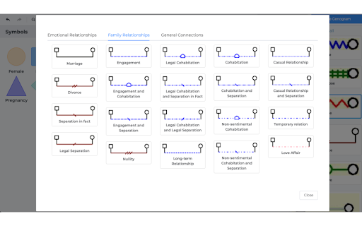 Qwoach Interactive Genogram Maker for Coaches