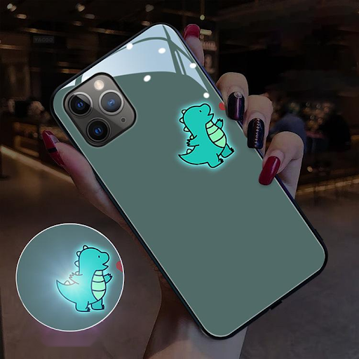 Title 4, Dinosaur Smart Luminous Phone Case. Protect you...