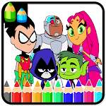 Cover Image of ダウンロード Coloring Book For Teen-Titan 4.0 APK