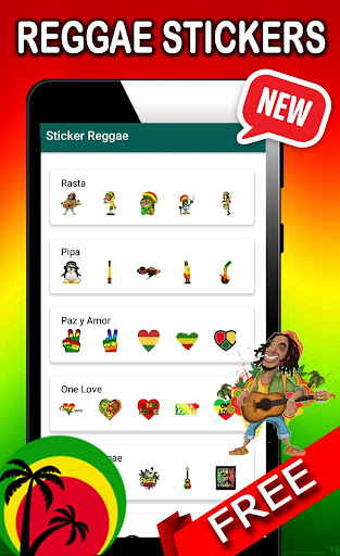 Wastickerapps Reggae - Reggae Stickers