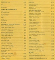 Seven Seas menu 1