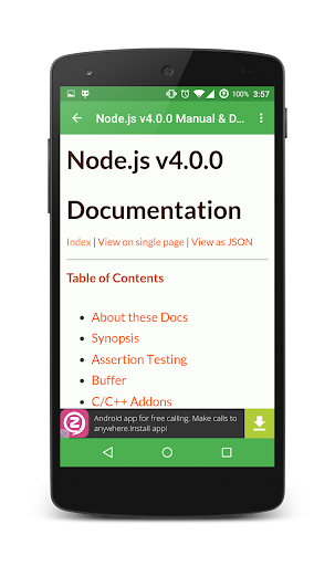 Node.js Documentation Free