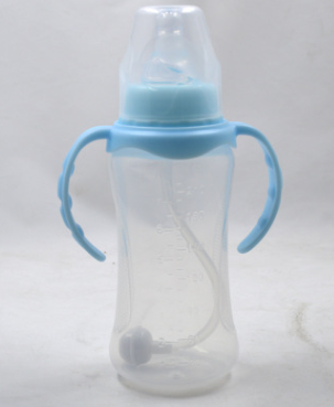 Title 2, 240ml Baby Bottle for comfortable feeding. Ergo...
