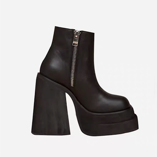 Title 4, Bottines Mstacchi à fermeture éclair latérale p...