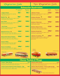 What A Sandwich menu 1