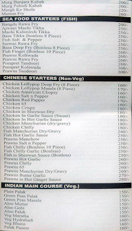 Hotel Vrundavan Garden menu 2