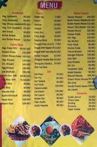 Shree Sai Jagannath menu 1