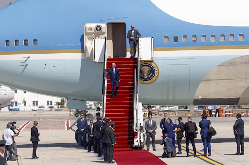 White House press secretary Karine Jean-Pierre would not answer directly when asked if the new guidelines around handshakes were a deliberate effort to avoid a photograph of President Joe Biden shaking hands with Crown Prince Mohammed bin Salman of Saudi Arabia.