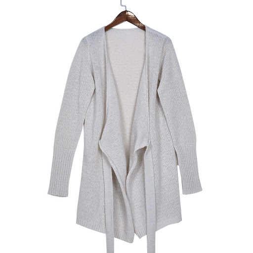 Title 10, Winter Woolen V-neck Slim Belt Sweater Dress pr...