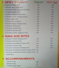 Rolls express menu 1