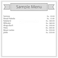 Santushti Sweets menu 1