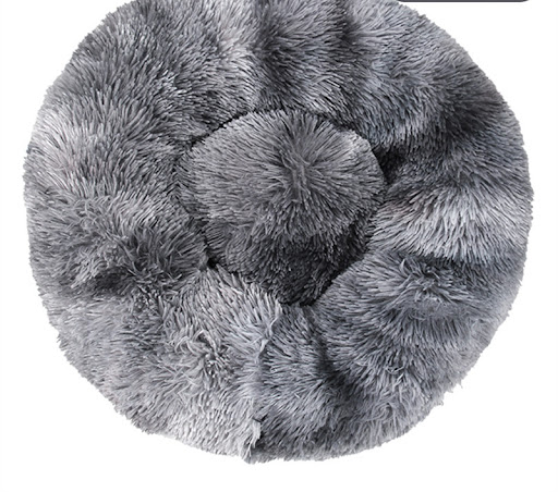Title 10, Solid Color Plush Warm Pet Kennel for Dogs and ...