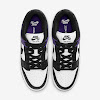 sb dunk low pro coat purple / white / coat purple / black