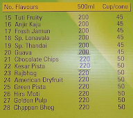 Shree Ji Ice Cream & Santosh Dairy menu 5