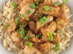 Light Orange Chicken Recipe &ndash; 4 Points + was pinched from <a href="http://www.laaloosh.com/2014/01/23/light-orange-chicken-recipe/" target="_blank">www.laaloosh.com.</a>